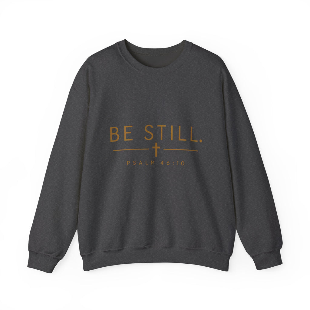 Be Still Christian Crewneck Sweatshirt – Psalm 46:10