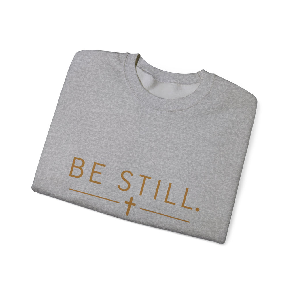 Be Still Christian Crewneck Sweatshirt – Psalm 46:10