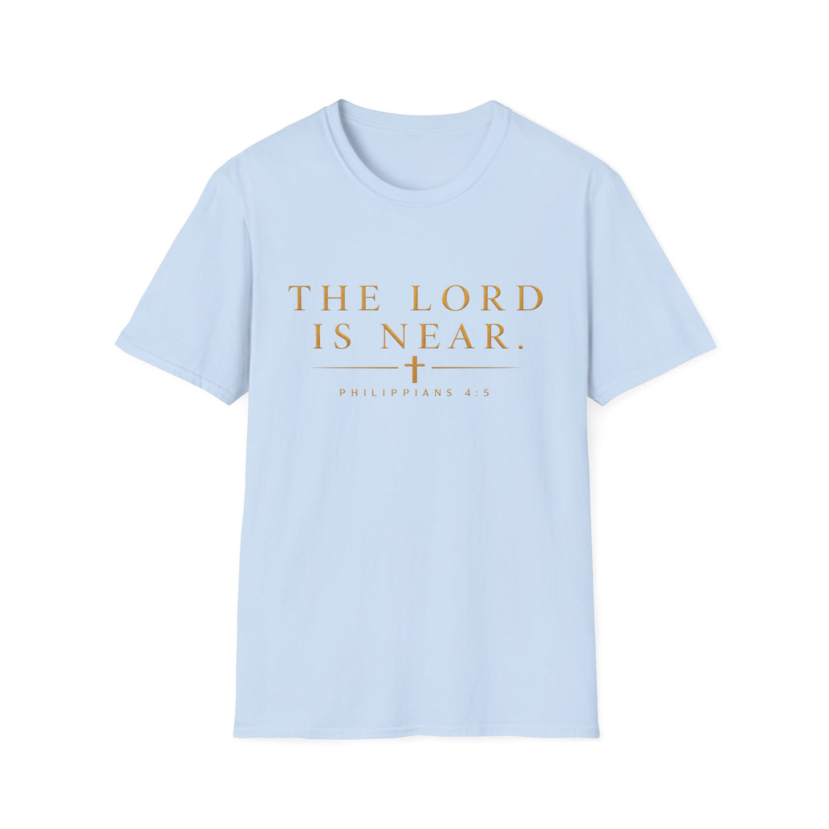 The Lord Is Near Christian T-Shirt – Philippians 4:5 Minimalist Faith Tee
