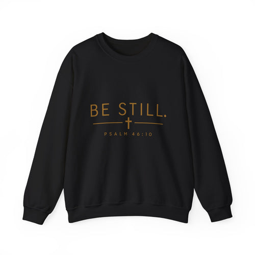 Be Still Christian Crewneck Sweatshirt – Psalm 46:10