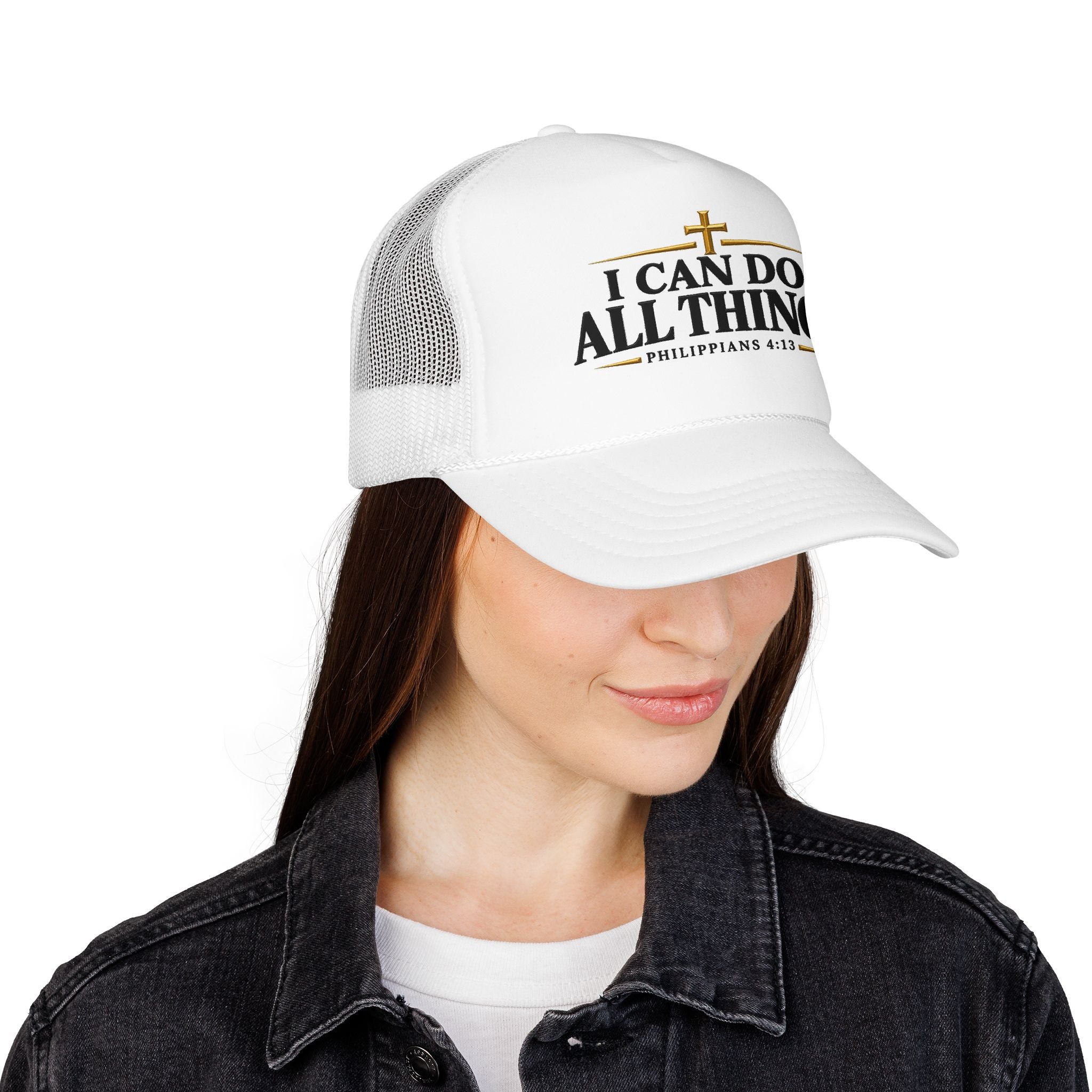 I Can Do All Things Christian Trucker Hat – Philippians 4:13