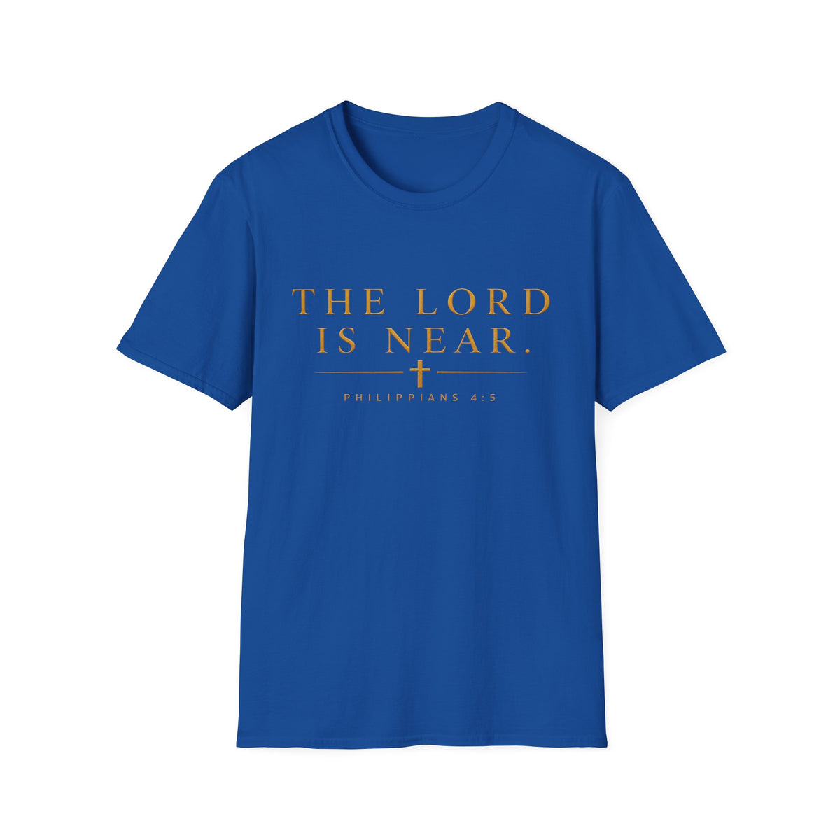 The Lord Is Near Christian T-Shirt – Philippians 4:5 Minimalist Faith Tee