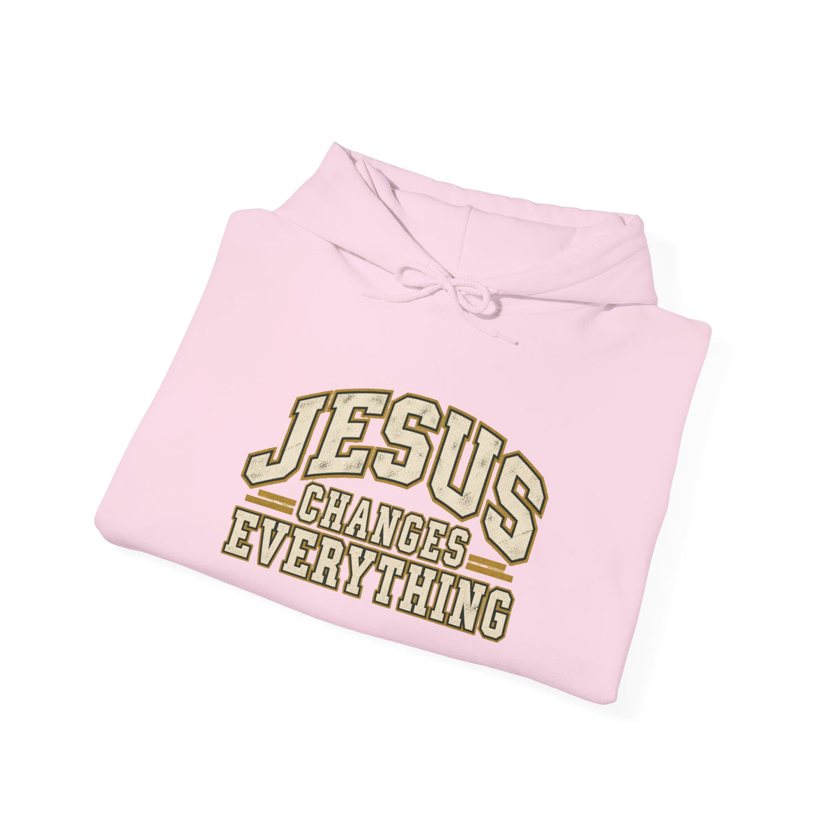 Jesus Changes Everything – Vintage Varsity Hoodie