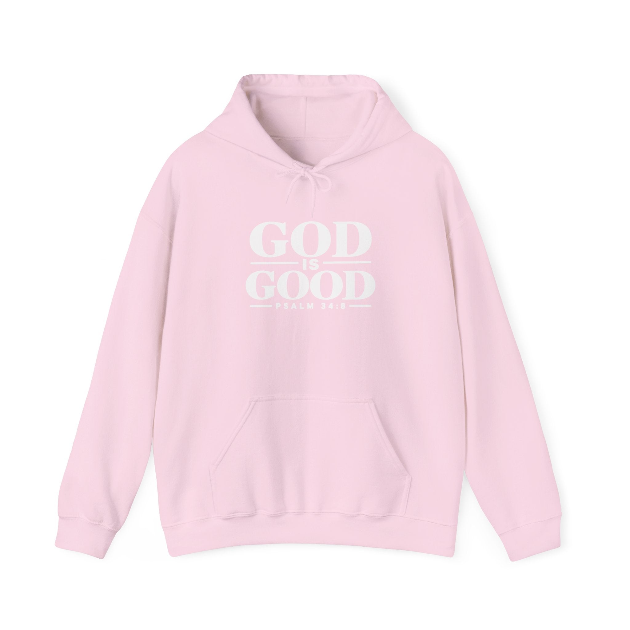 God Is Good Hoodie – Psalm 34:8 Christian Sweatshirt
