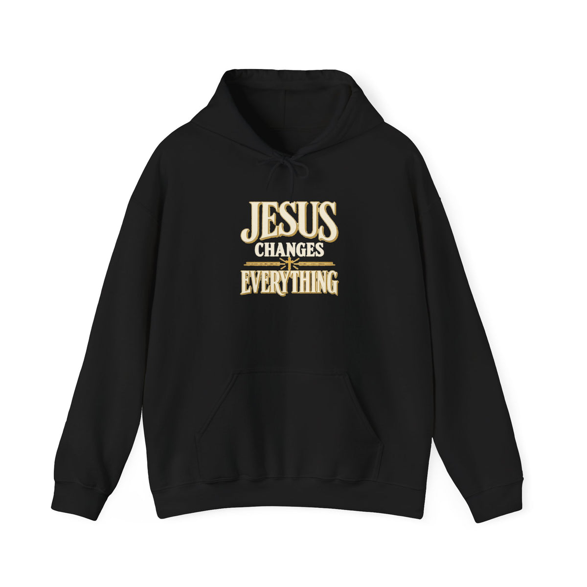 Jesus Changes Everything – Modern Christian Hoodie