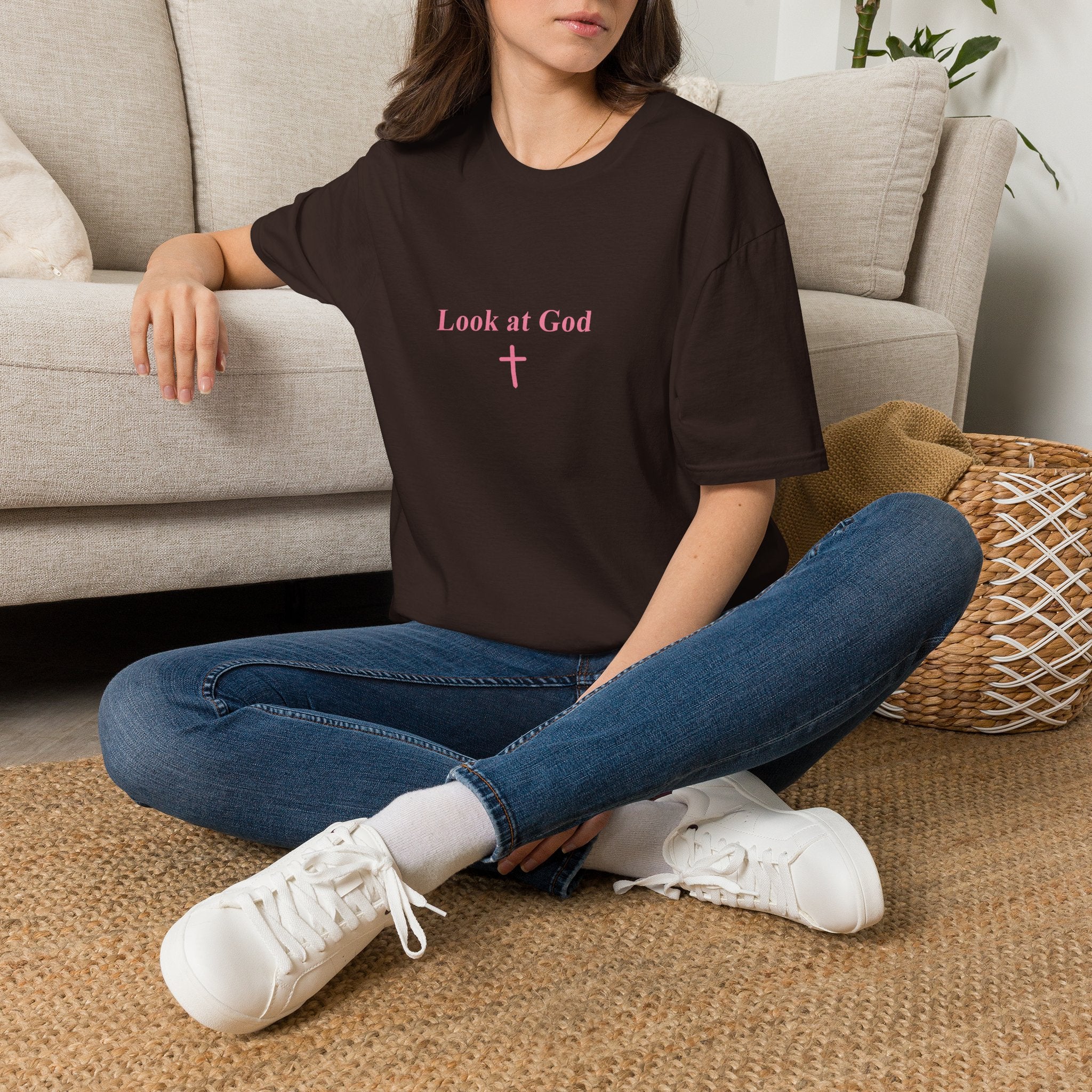 Look at God Christian T-Shirt – Won’t He Do It Faith Tee