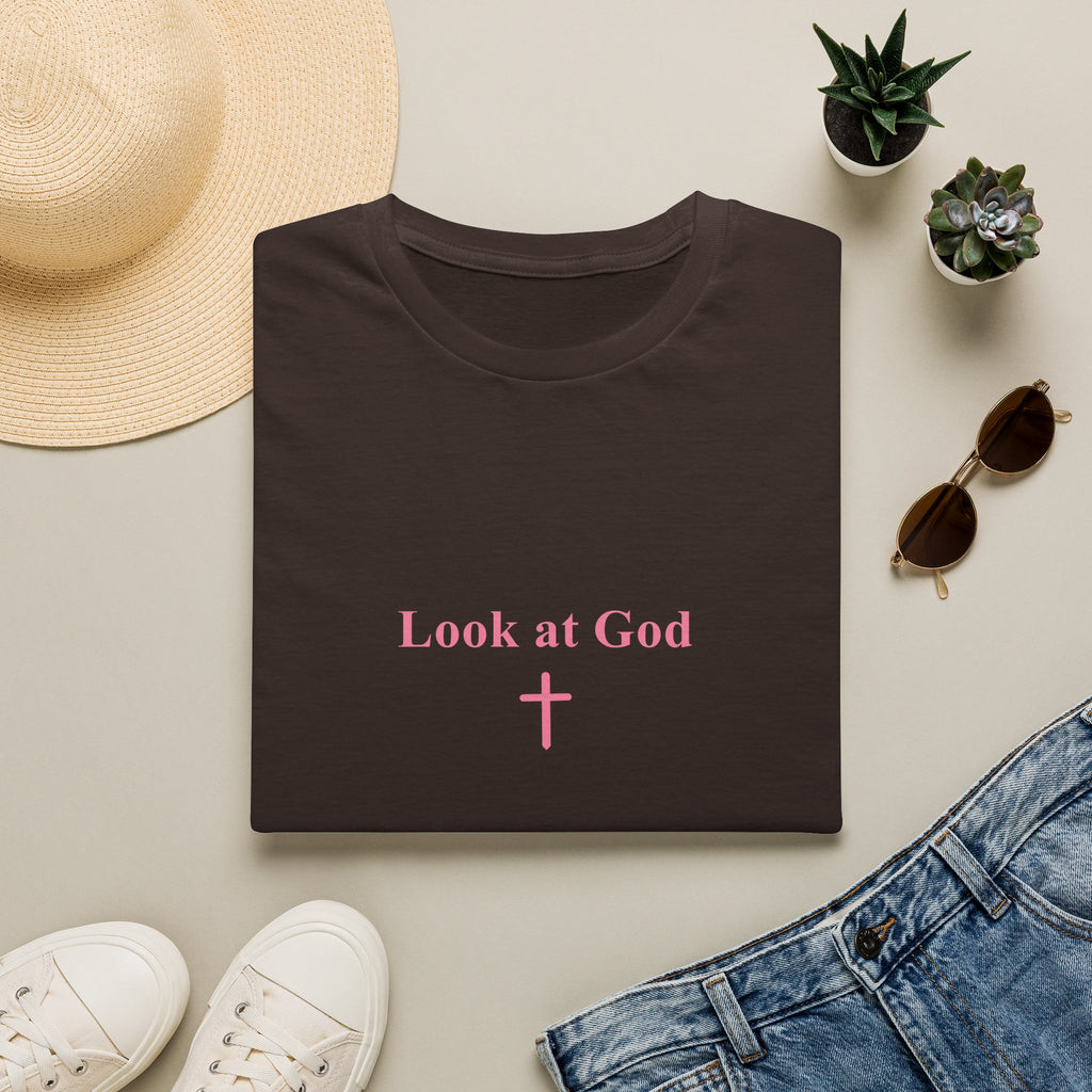 Look at God Christian T-Shirt – Won’t He Do It Faith Tee
