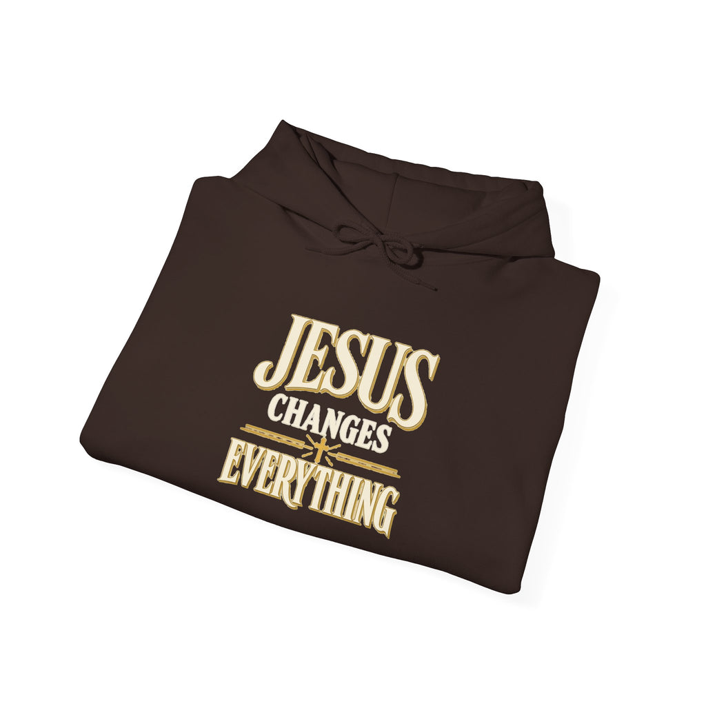 Jesus Changes Everything – Modern Christian Hoodie