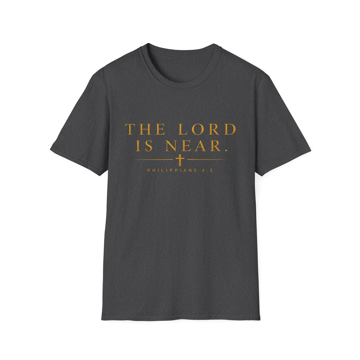 The Lord Is Near Christian T-Shirt – Philippians 4:5 Minimalist Faith Tee