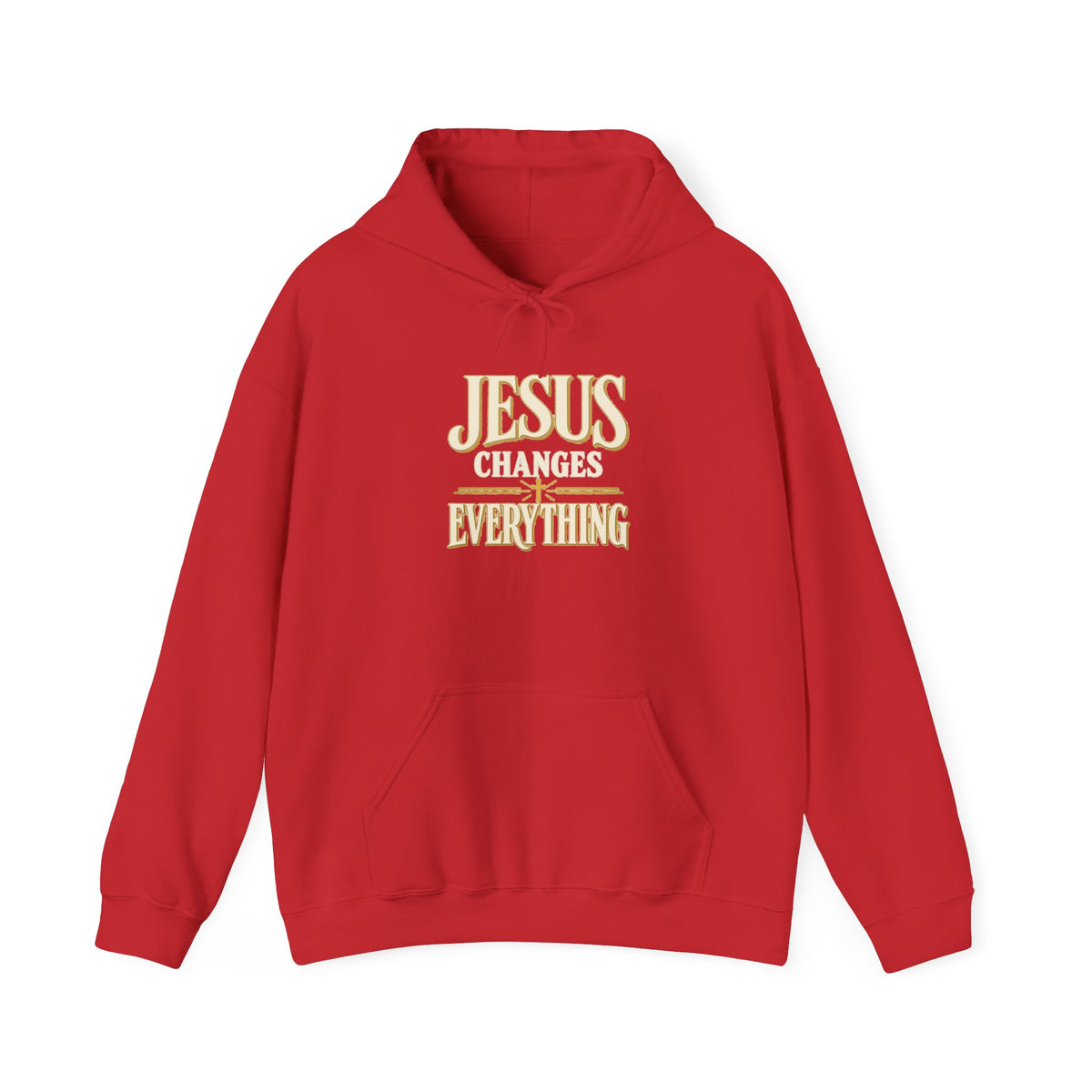 Jesus Changes Everything – Modern Christian Hoodie