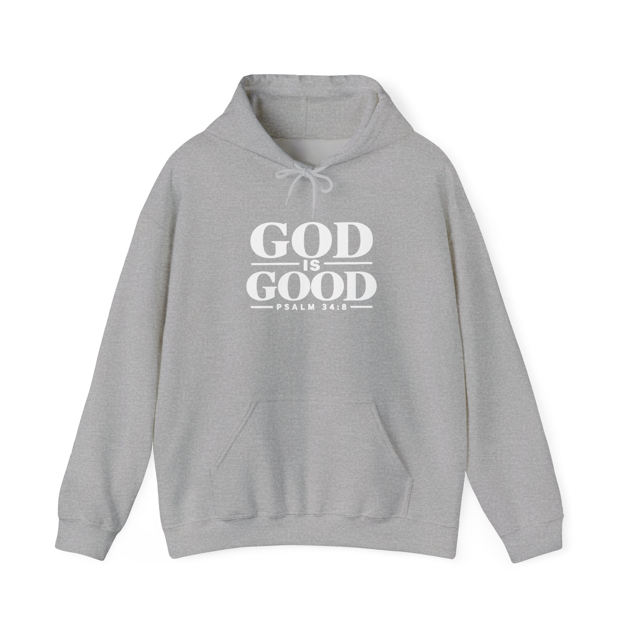 God Is Good Hoodie – Psalm 34:8 Christian Sweatshirt