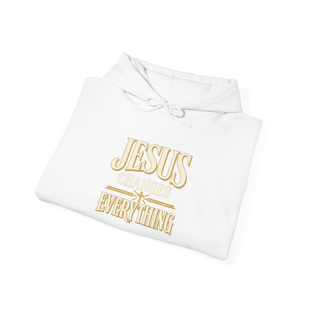 Jesus Changes Everything – Modern Christian Hoodie