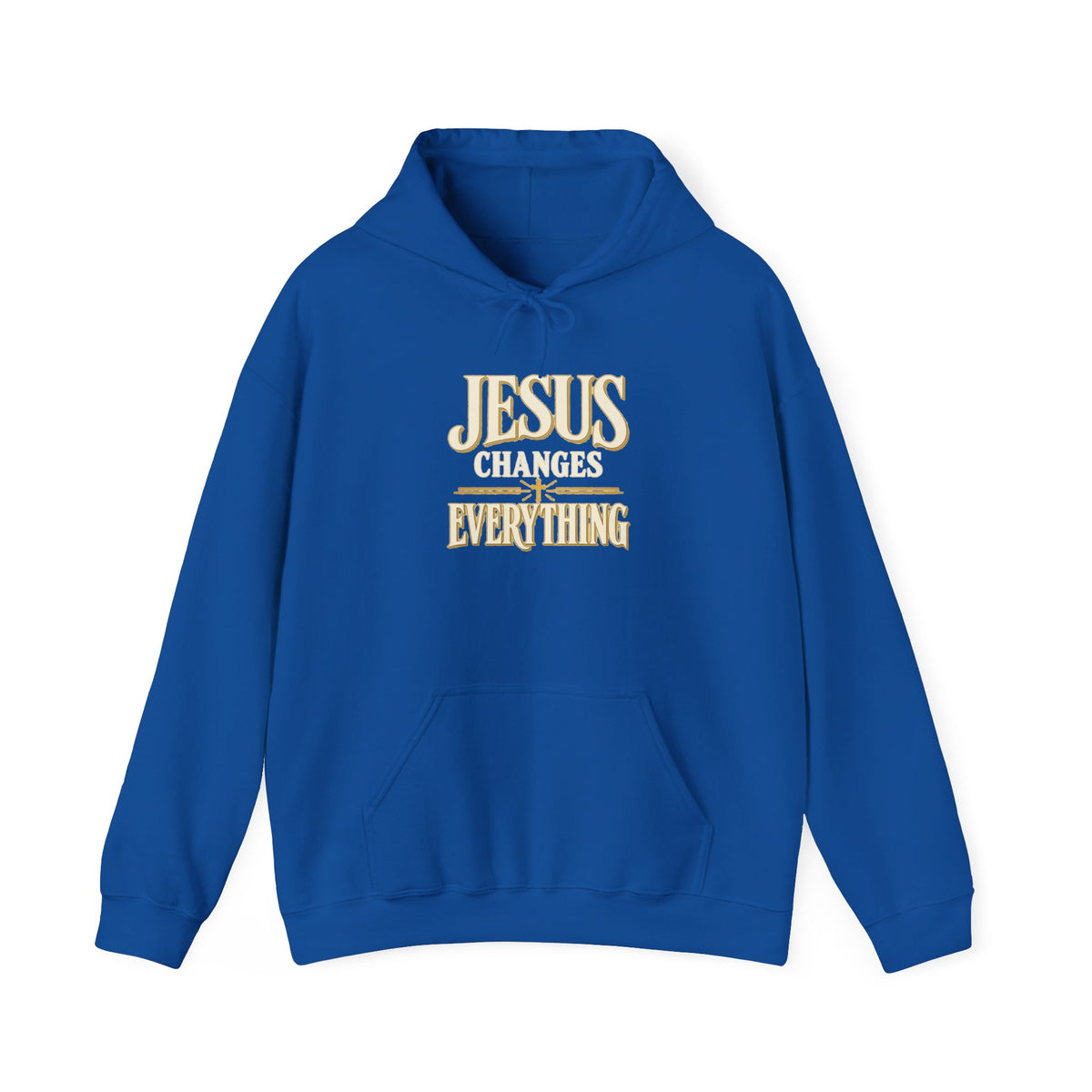 Jesus Changes Everything – Modern Christian Hoodie