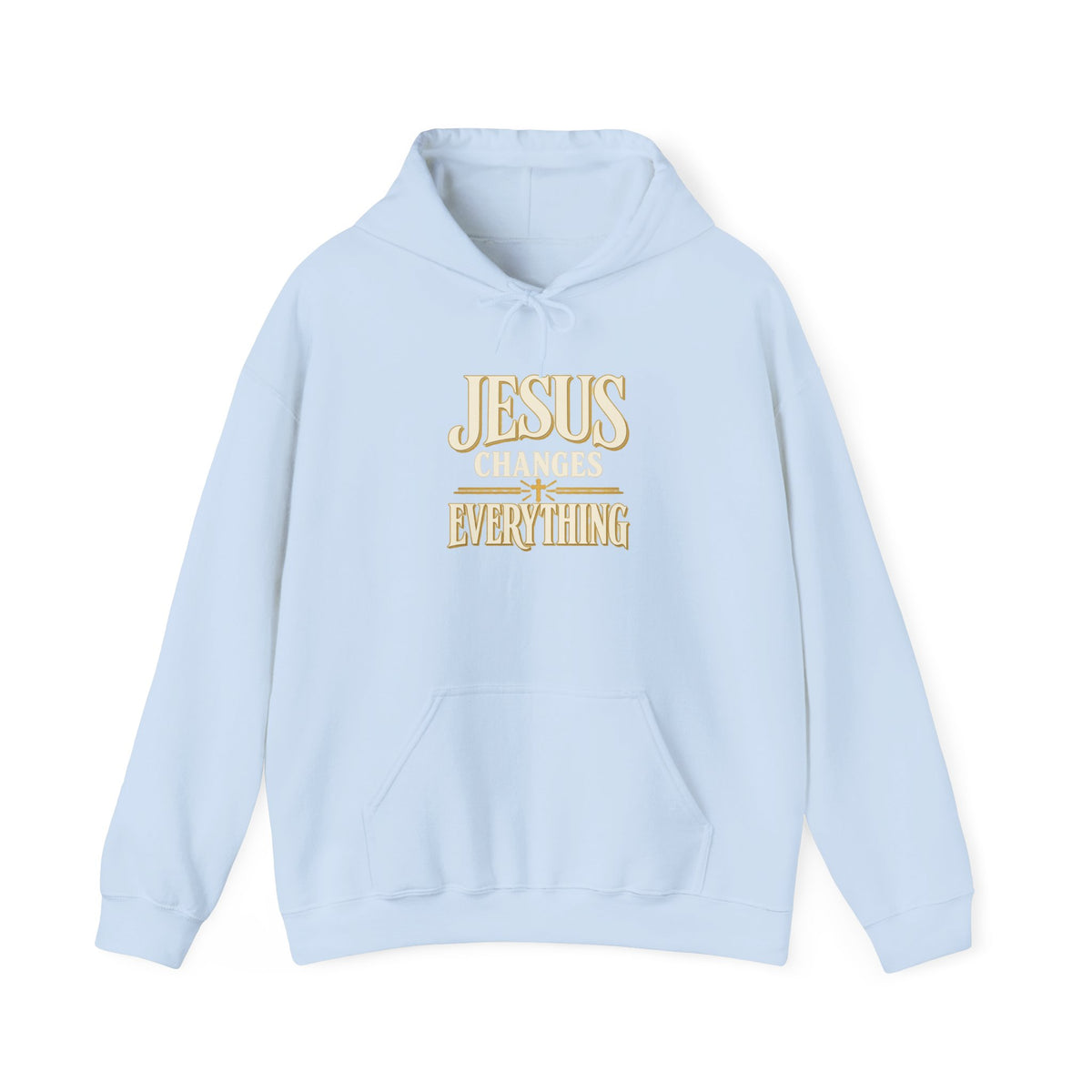Jesus Changes Everything – Modern Christian Hoodie