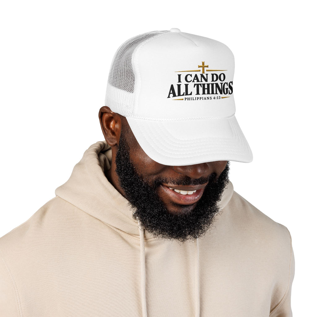 I Can Do All Things Christian Trucker Hat – Philippians 4:13