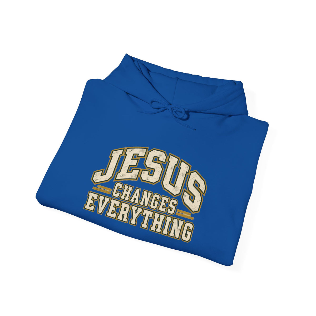 Jesus Changes Everything – Vintage Varsity Hoodie