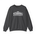 Be Strong & Courageous Christian Crewneck Sweatshirt – Joshua 1:9