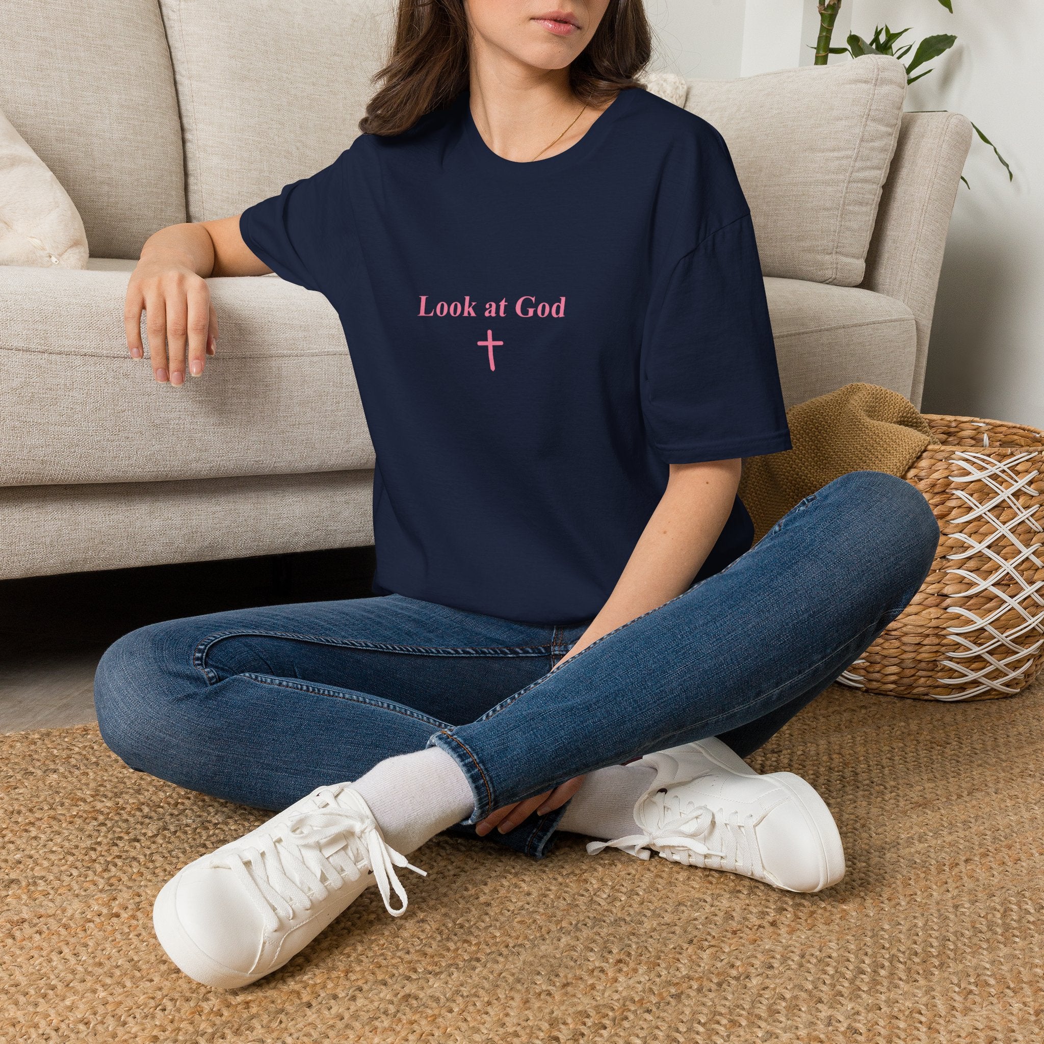 Look at God Christian T-Shirt – Won’t He Do It Faith Tee