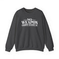 No Weapon Formed Against Me Christian Crewneck Sweatshirt – Isaiah 54:17